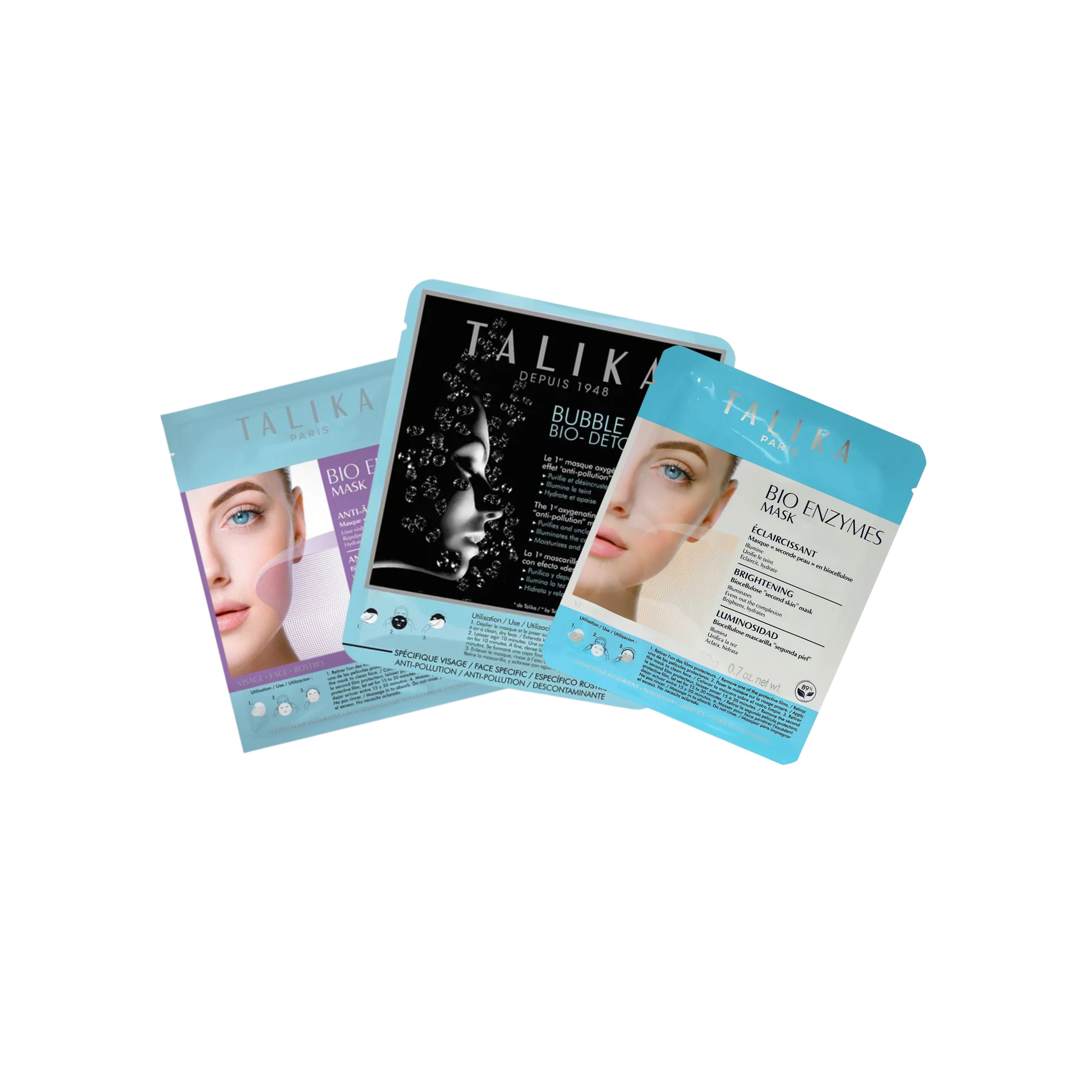 Bio Enzymes Mask Anti Aging + Brightening + Bubble Mask Bio-Detox