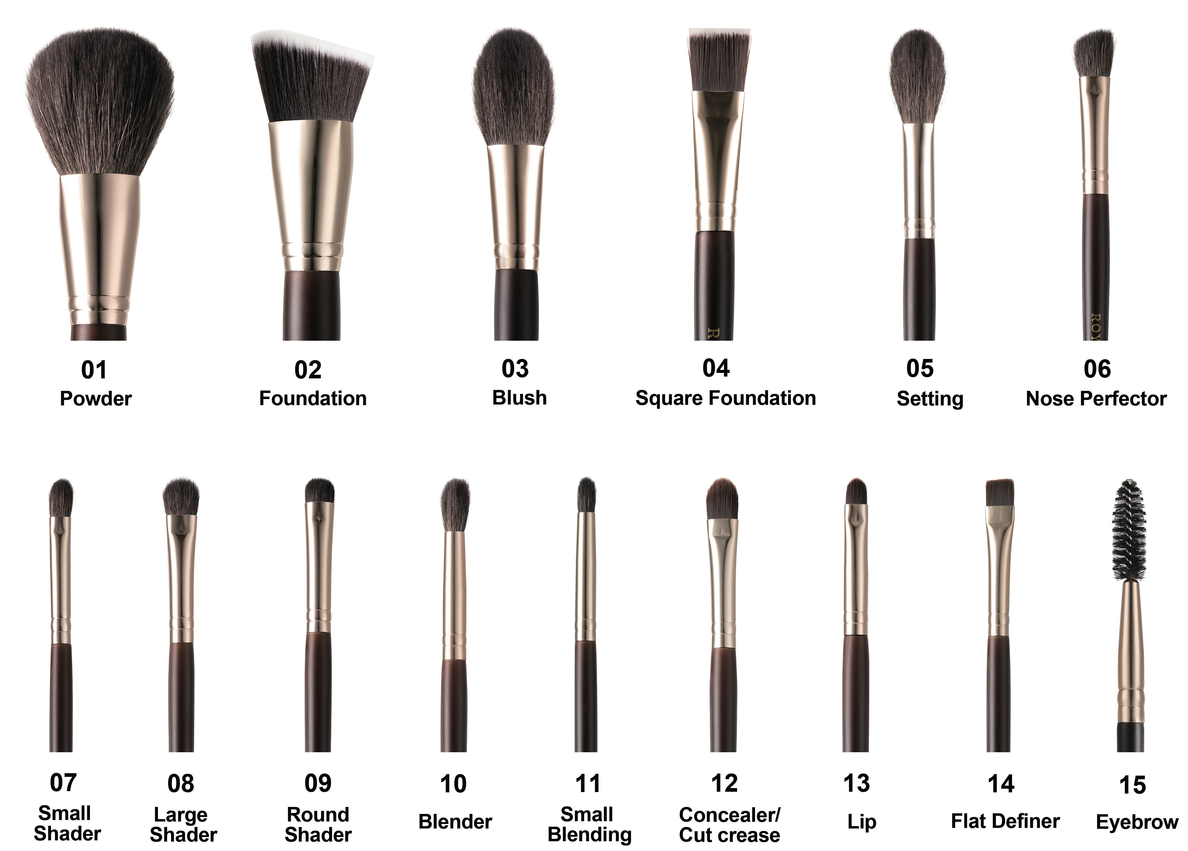 Royal Cosmetics - The Artist Essentials-15 pc brush set | MazenOnline
