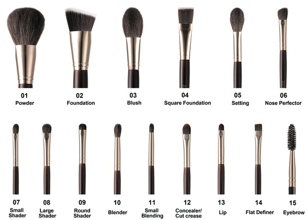 Royal Cosmetics - The Artist Essentials-15 pc brush set | MazenOnline