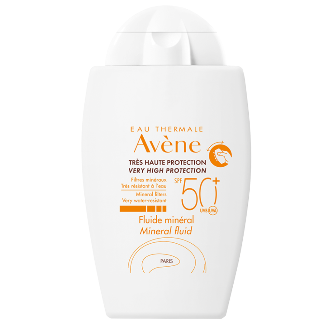 Avène - Avène mineral fluid SPF50+ Sunscreen| Ultra Light 100% Mineral Filter for Intolerant Skin - Matte Finish | MazenOnline