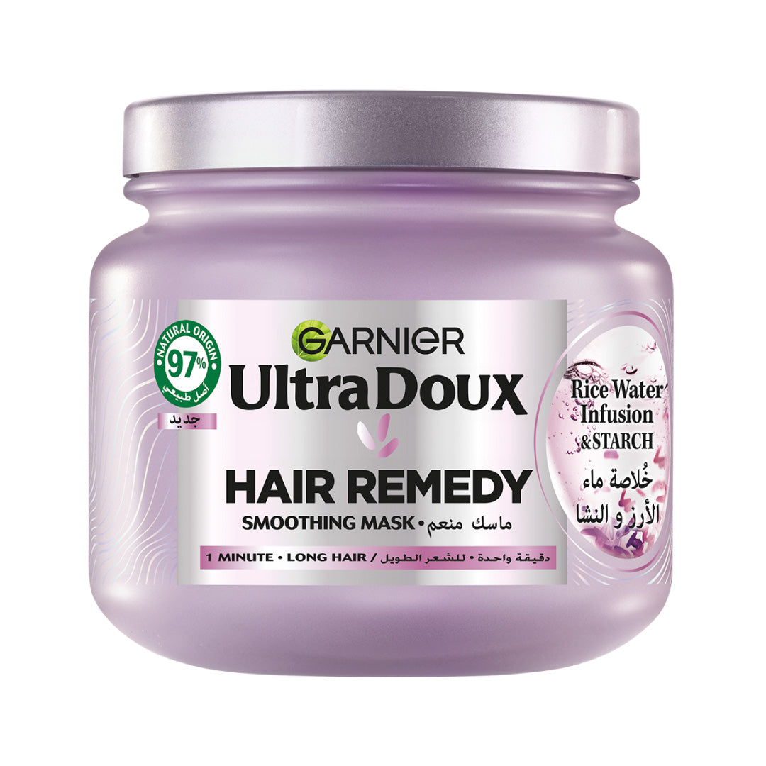 Garnier - Ultra Doux Rice Water Infusion & Starch Hair Remedy Mask, Smooth and Shine | MazenOnline Main image