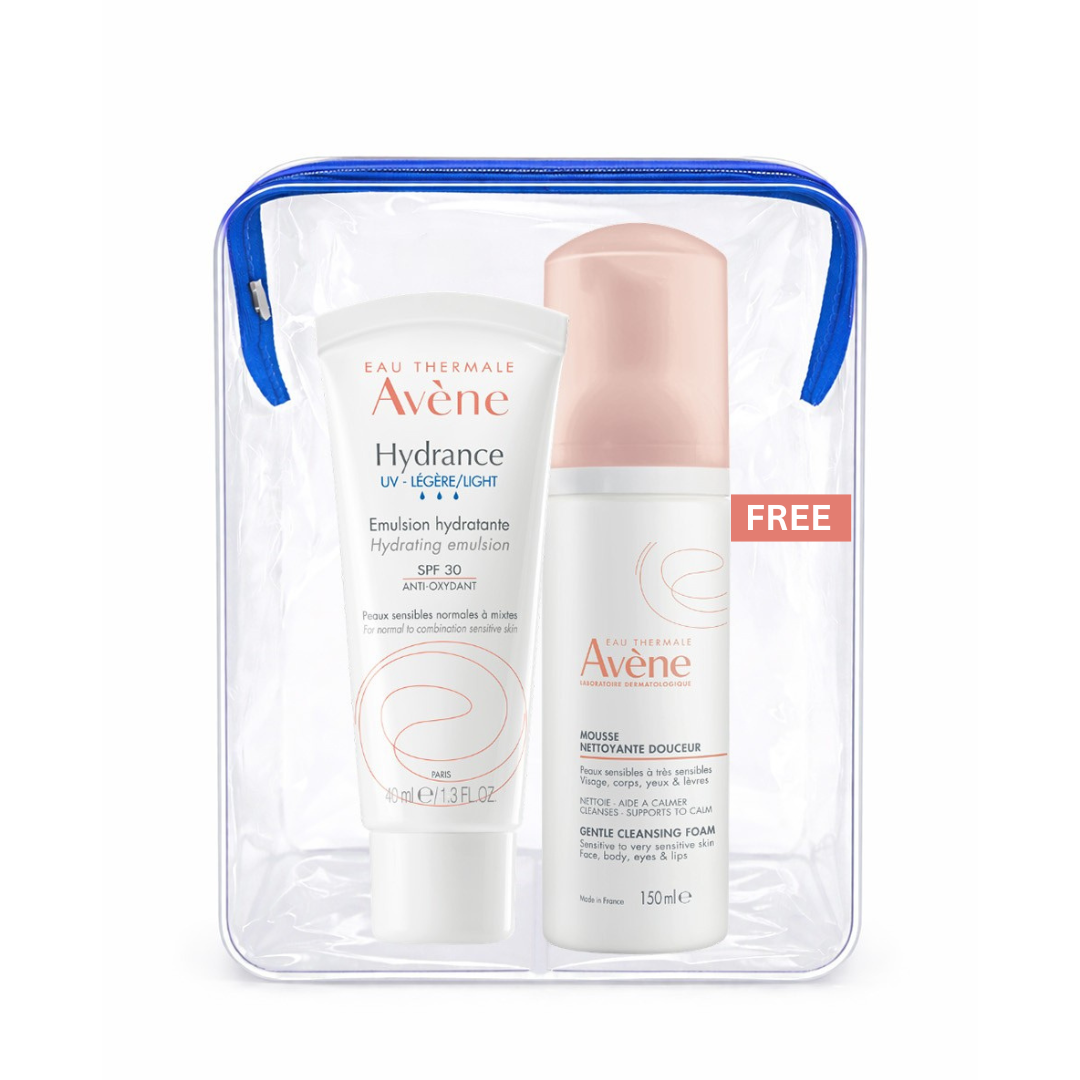 Avène - Buy one Avène Hydrance UV Light SPF 30 Emulsion and get a FREE 150ml Avène Cleansing Foam. | MazenOnline