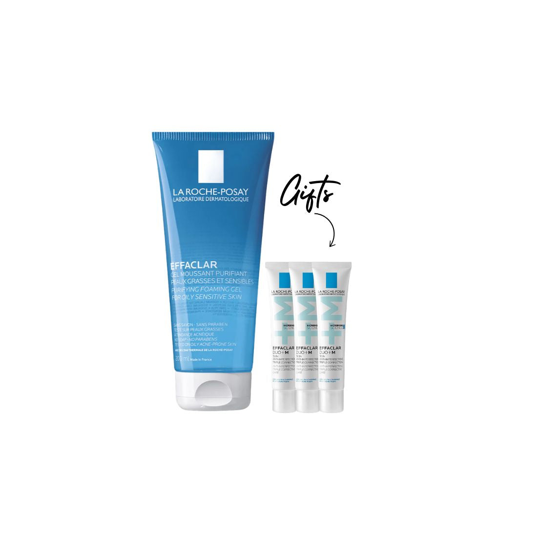 Effaclar Acne Foaming Cleansing Gel for Oily and Acne Prone Skin + Gifts - MazenOnline