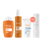 Avène Ultra fluid invisible SPF50 50ml + Avène Sunscreen Spray SPF 50+ + Gifts