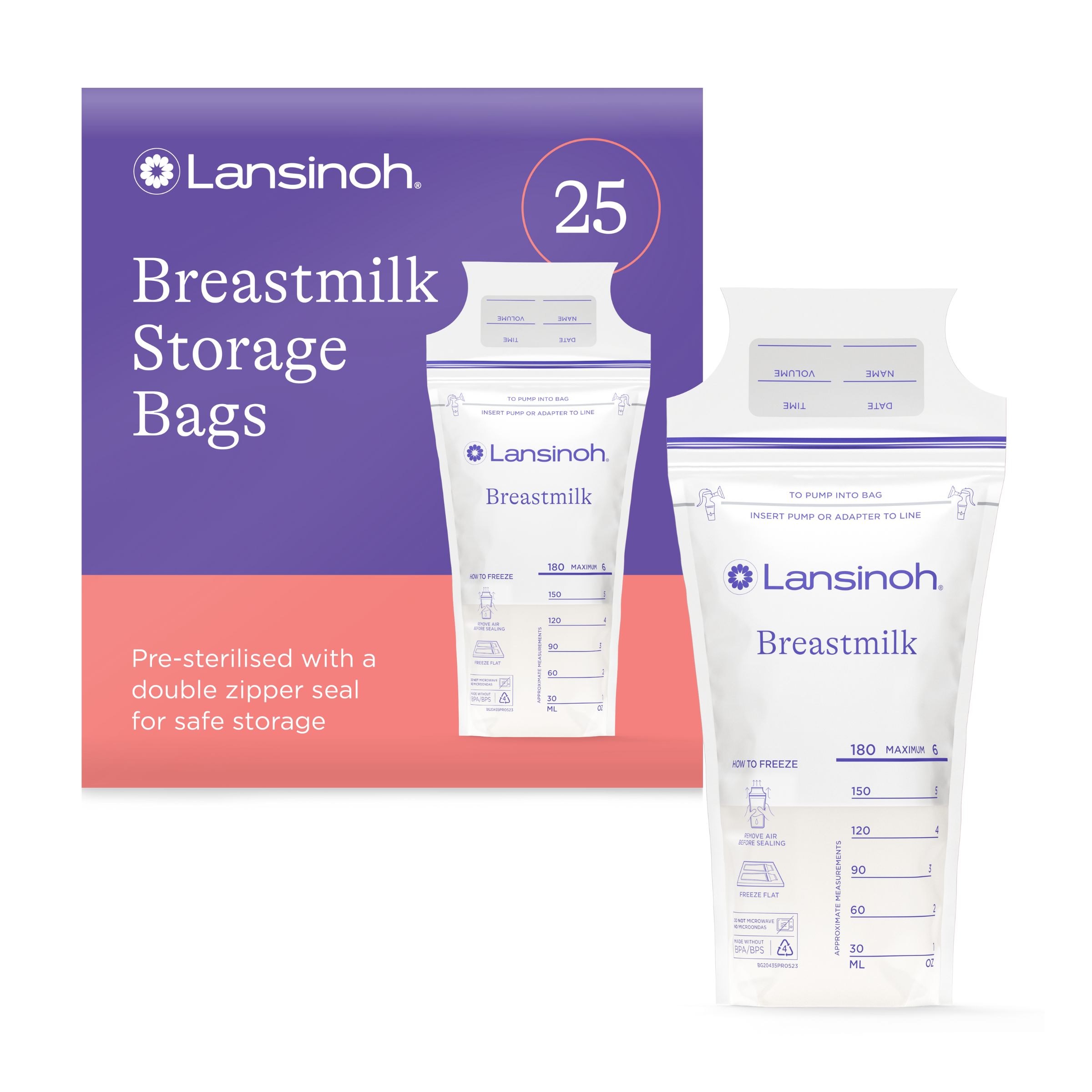Medela - Breast Milk Storage Bags 25 | MazenOnline
