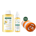 Klorane Chamomile Shampoo 200ml  + Klorane Organic Chamomile Spray + Towel