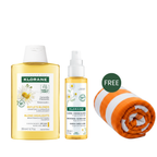 Klorane Chamomile Shampoo 200ml  + Klorane Organic Chamomile Spray + Towel