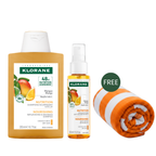 Klorane Mango Shampoo 200ml + Klorane Mango Oil + Towel