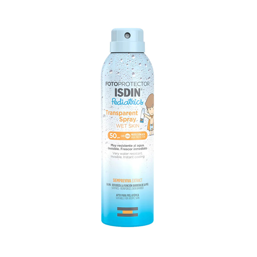Fotoprotector Pediatrics Wet Skin Transparent Spray 50+ - MazenOnline
