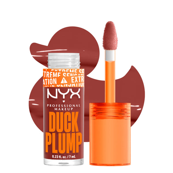 NYX Professional Makeup - Duck Plump Lip Plumping Lacquer, High Pigment, High Shine, High Sparkle Lip Gloss | MazenOnline