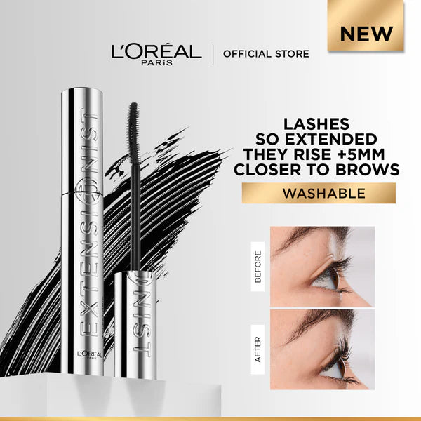 L'Oréal Paris - Telescopic Extensionist Mascara for 24H Long-Lasting Curl, Volume, and Exceptional Lengthening Eyelashes with Eyelash-Extension Effect | MazenOnline