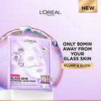 L'Oréal Paris - Revitalift Glass Skin Hydrogel Glow Mask, Transform Your Skin For A Dewy, Plumped, Glass Skin In Only 90 Minutes | MazenOnline