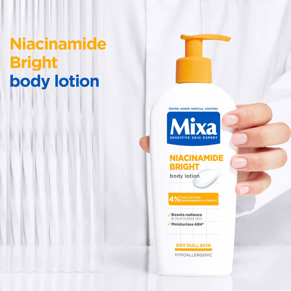 Niacinamide Bright Body Lotion - For Dry & Dull Skin in Need of Unifying - With Shea Butter, Niacinamide & Vitamin C