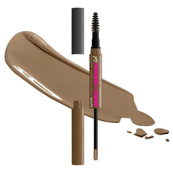 NYX Professional Makeup - Zero To Brow Longwear Brow Gel, Transfer-Resistant, Fade-Resistant | MazenOnline