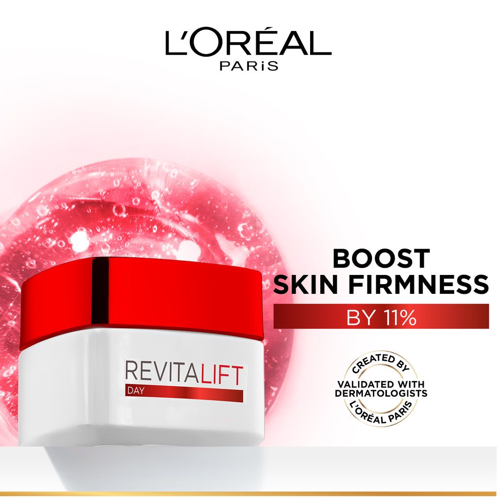 L'Oréal Paris - Revitalift Hydrating and Moisturizing Day Cream, for Wrinkles Reduction and  Skin Elasticity Improvement, Formulated with Pro-Retinol | MazenOnline
