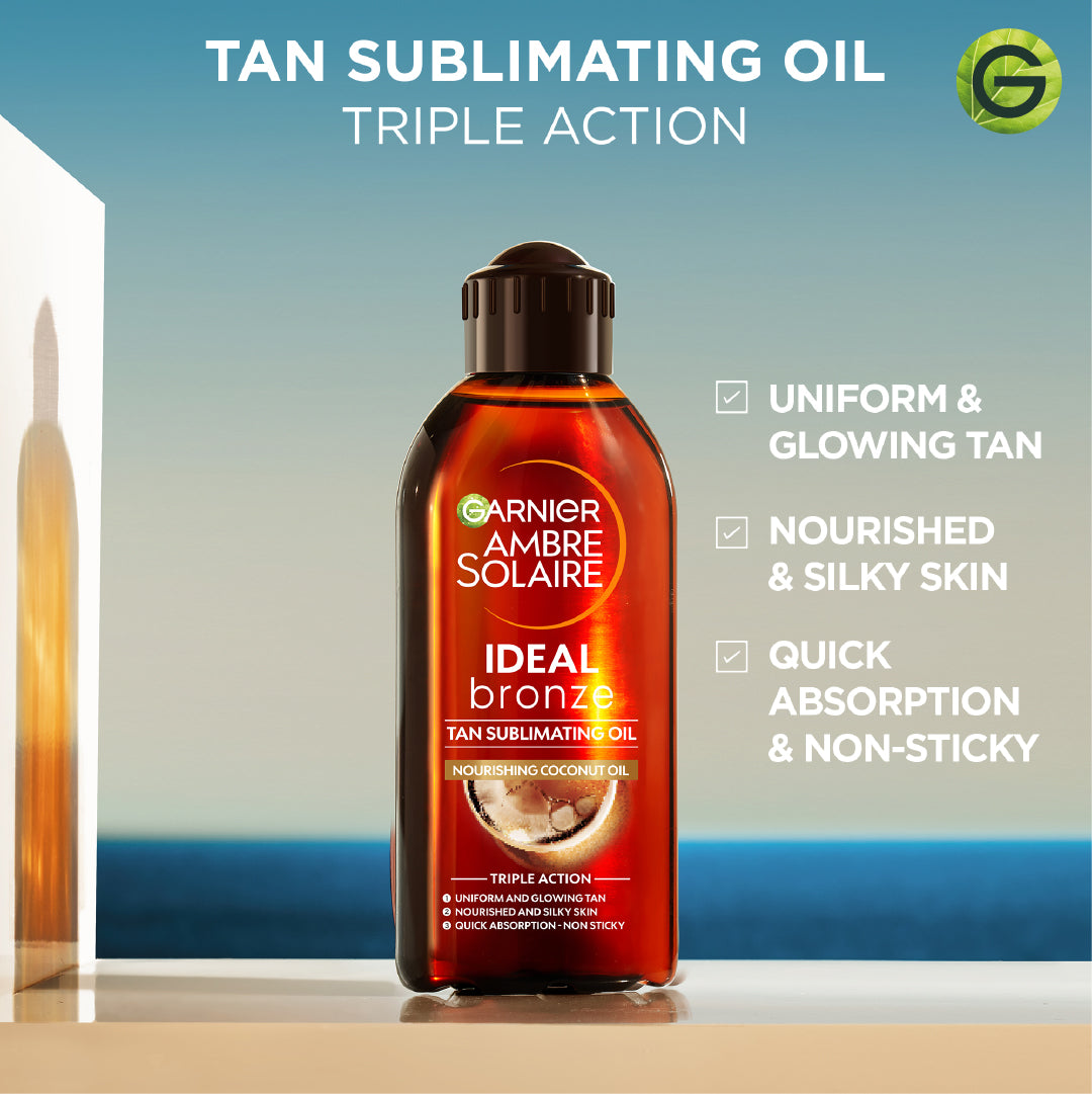 Garnier - Ambre Solaire Ideal Bronze Tan Sublimating Oil | MazenOnline