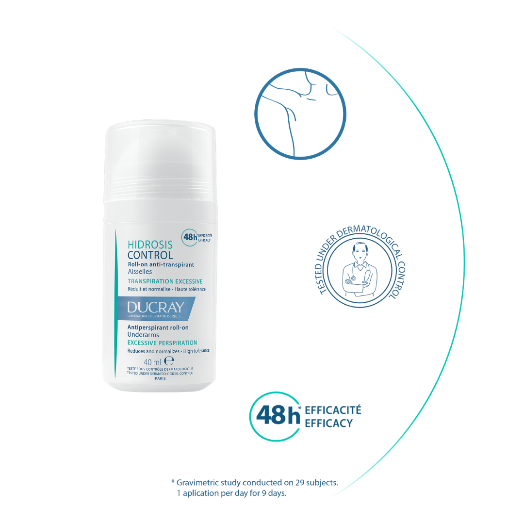 Ducray - Buy One Get One Hidrosis Control Antiperspirant Roll-on | MazenOnline