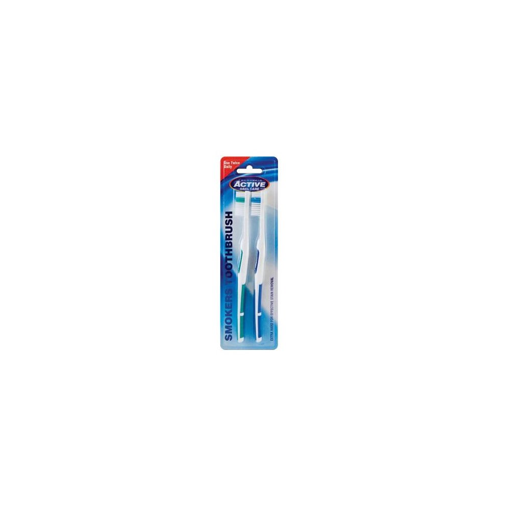 Oral Care Smokers Stain Remover Toothbrushes 2 Pcs Secondary image