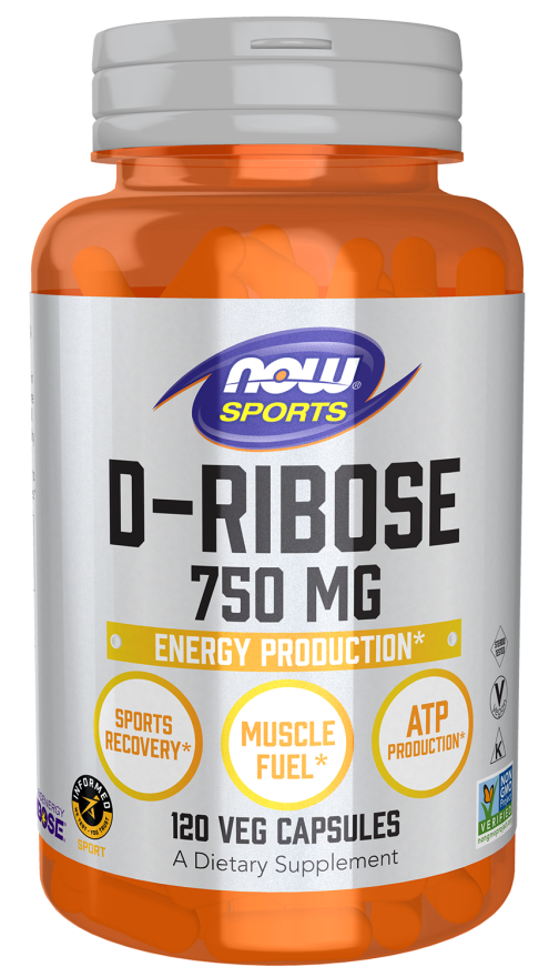 Now - D-Ribose 750 mg Veg Capsules | MazenOnline