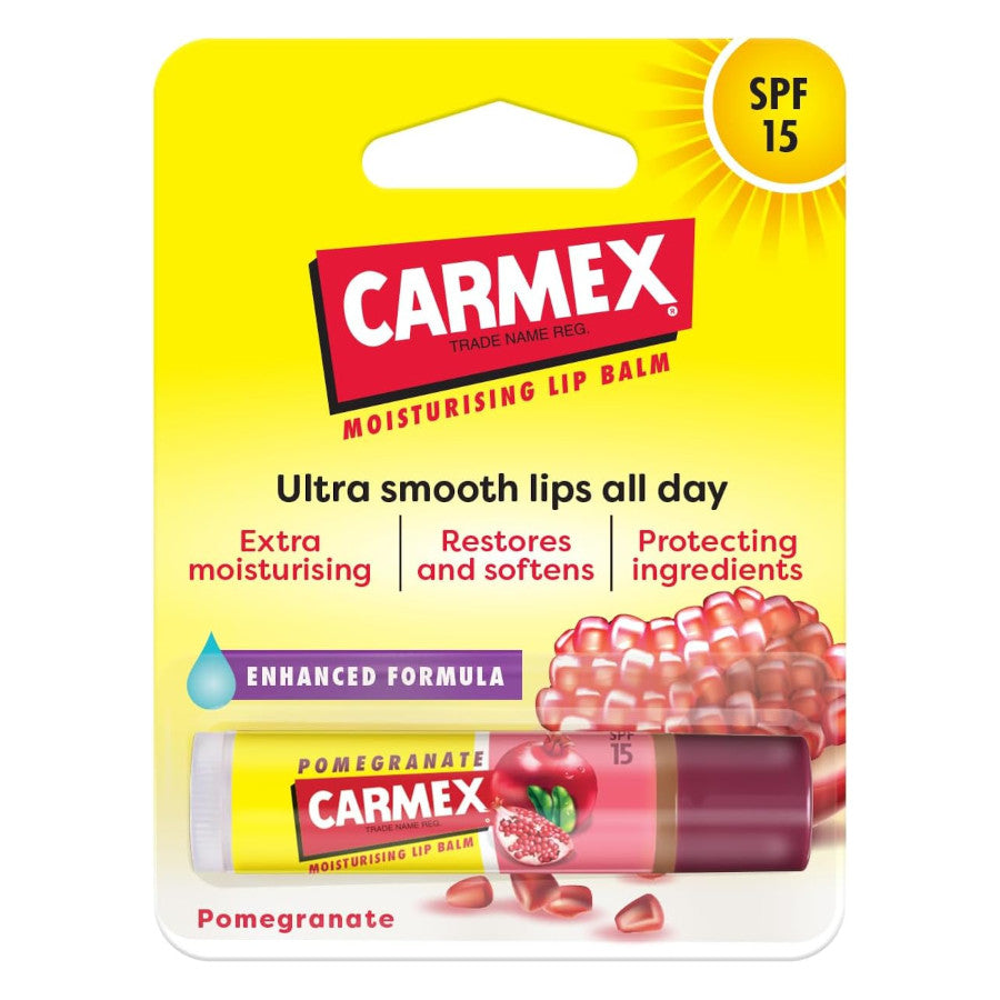Carmex - Moisturising Lip Balm Stick Pomegranate | MazenOnline Main image
