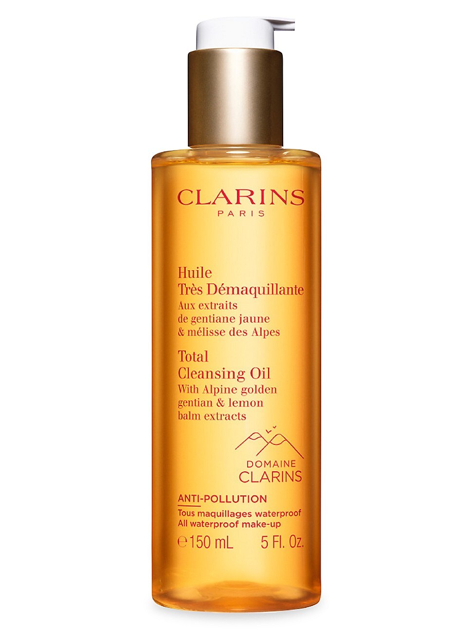 Total Cleansing Oil with Alpine Golden Gentian and Lemon Balm Extracts All Waterproof Make up 150ml - MazenOnline