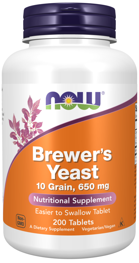 Now - Brewer's Yeast 650 mg Tablets | MazenOnline