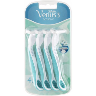 Venus 3 Sensitive Disposable Razors 4 Pcs - MazenOnline Main image