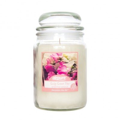 Sicily Sweet Pea Scented Candle 510 G - MazenOnline Main image