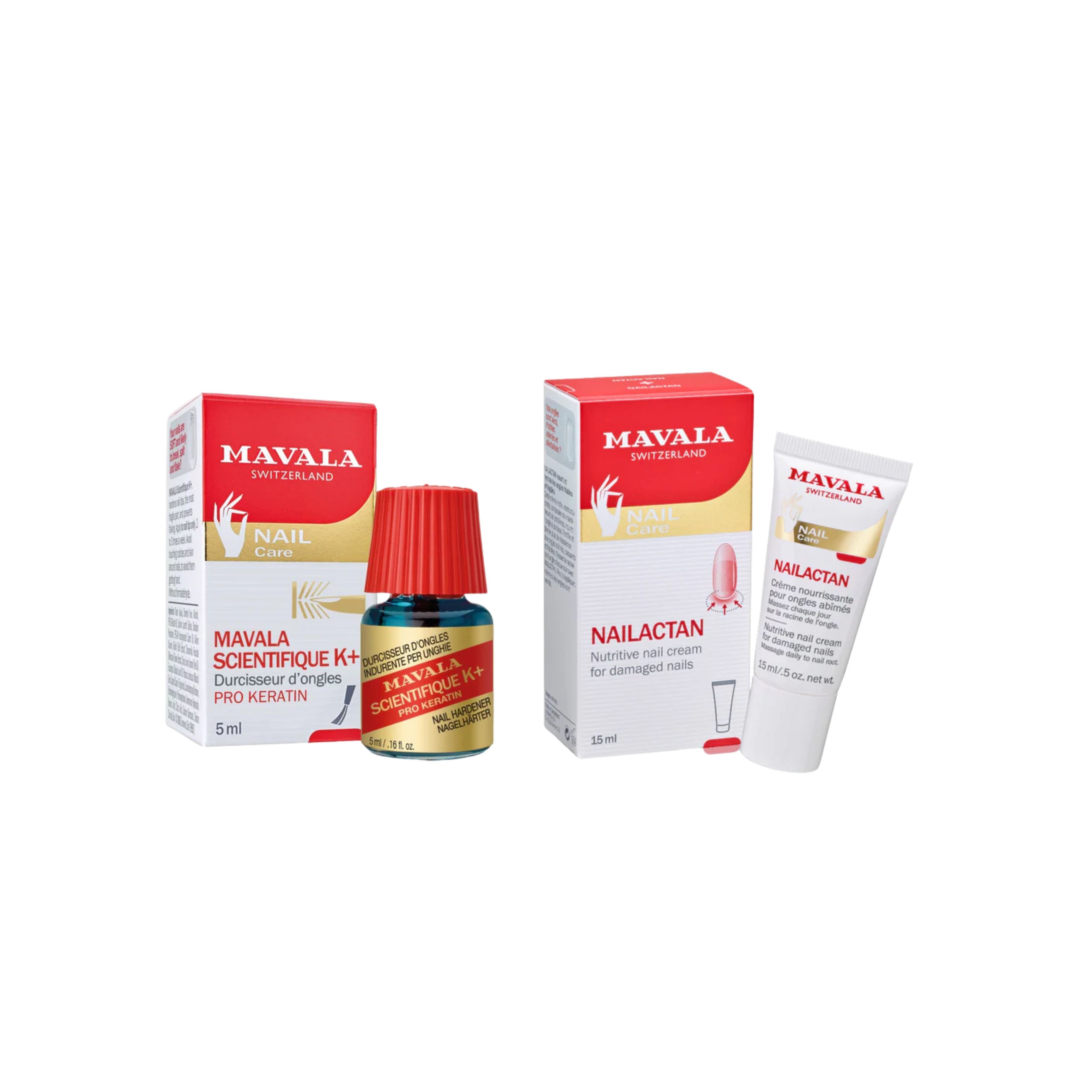 Scientifique K+ nail hardener + Nailactan Nourishing Cream
