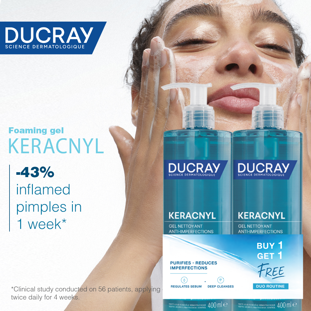 Ducray - Buy One Get One Ducray Keracnyl Foaming Gel 400ml | MazenOnline