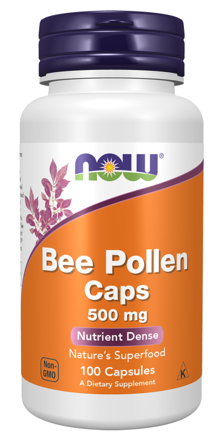 Now - Bee Pollen 500 mg Capsules | MazenOnline