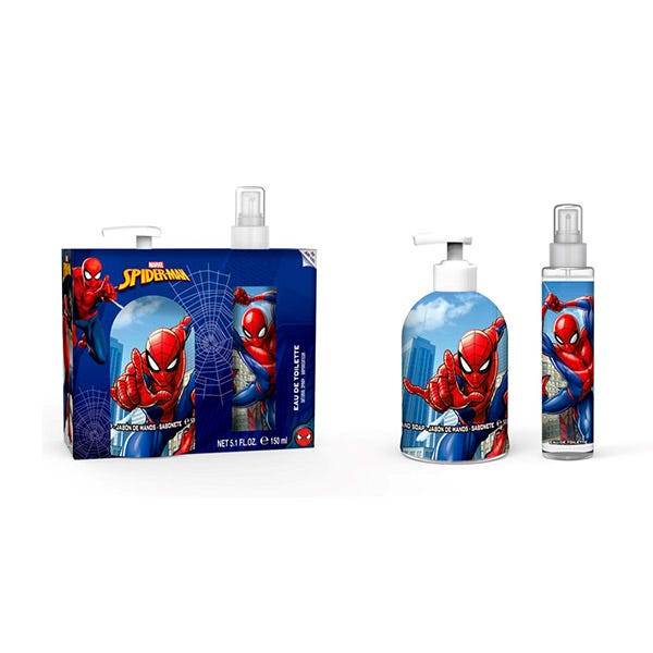Air Val Spiderman Hand Soap & Eau DeToilette Natural Spray Gift Set for Kids - MazenOnline Main image