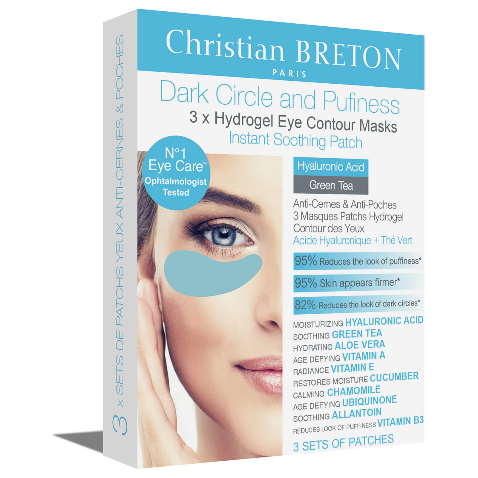 Dark Circle and Puffiness Eye Patches 3 X 2.5ml - MazenOnline