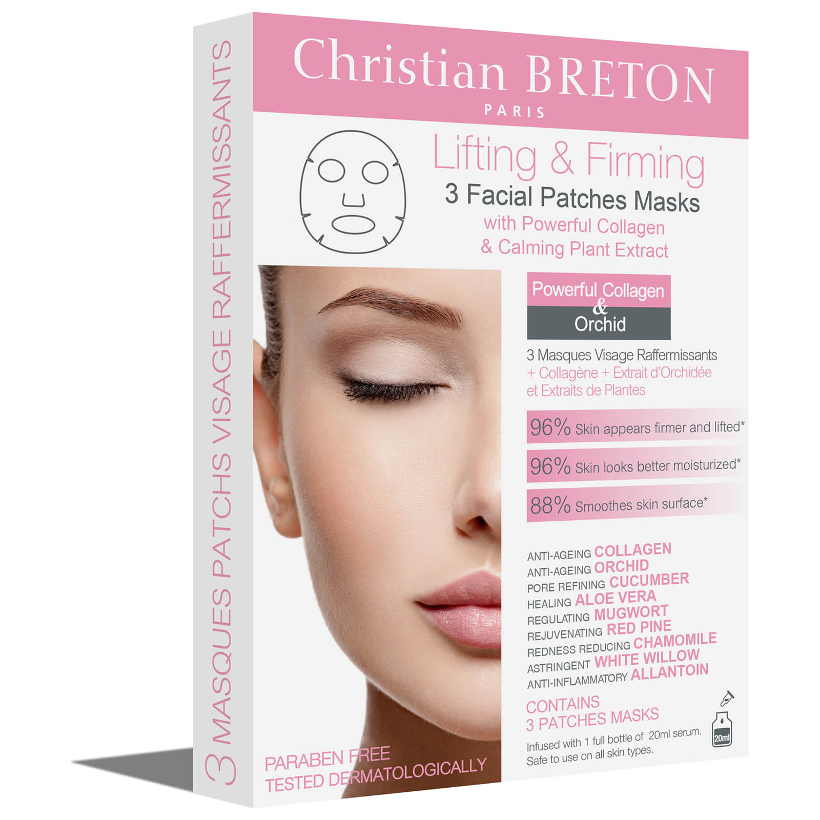 Lifting and Firming Facial Mask 3 X 20ml - MazenOnline Main image