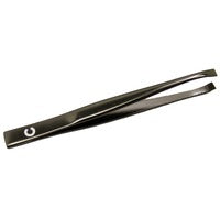 Tweezer Flat Tip Black - MazenOnline