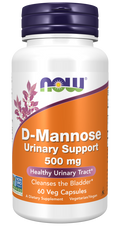 Now - D-Mannose Urinary Support 500 mg Veg Capsules | MazenOnline