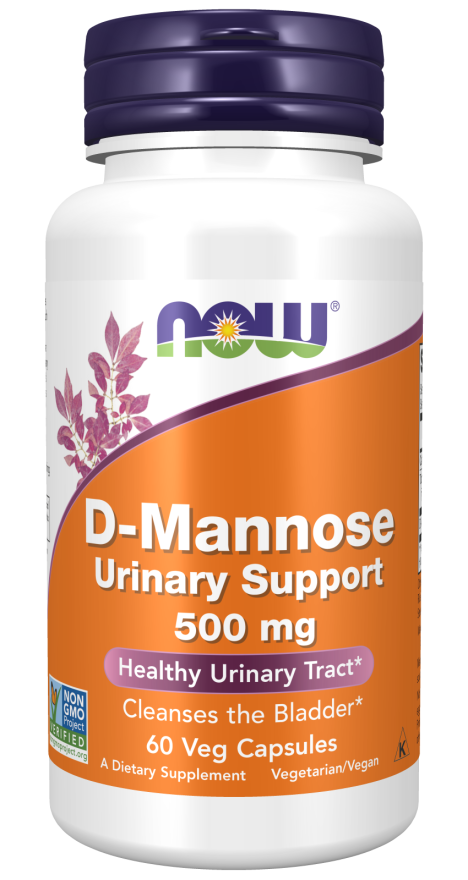 Now - D-Mannose Urinary Support 500 mg Veg Capsules | MazenOnline