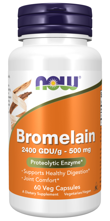 Now - Bromelain 500 mg Veg Capsules | MazenOnline