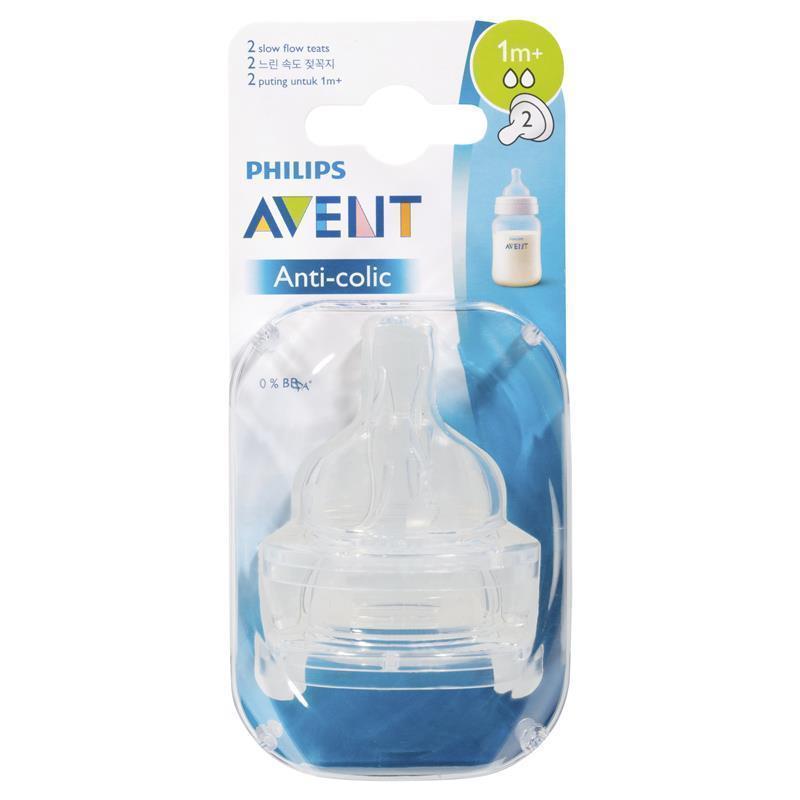 Teat Silicone 1M+ Slow Flow 2 Pack - MazenOnline Main image