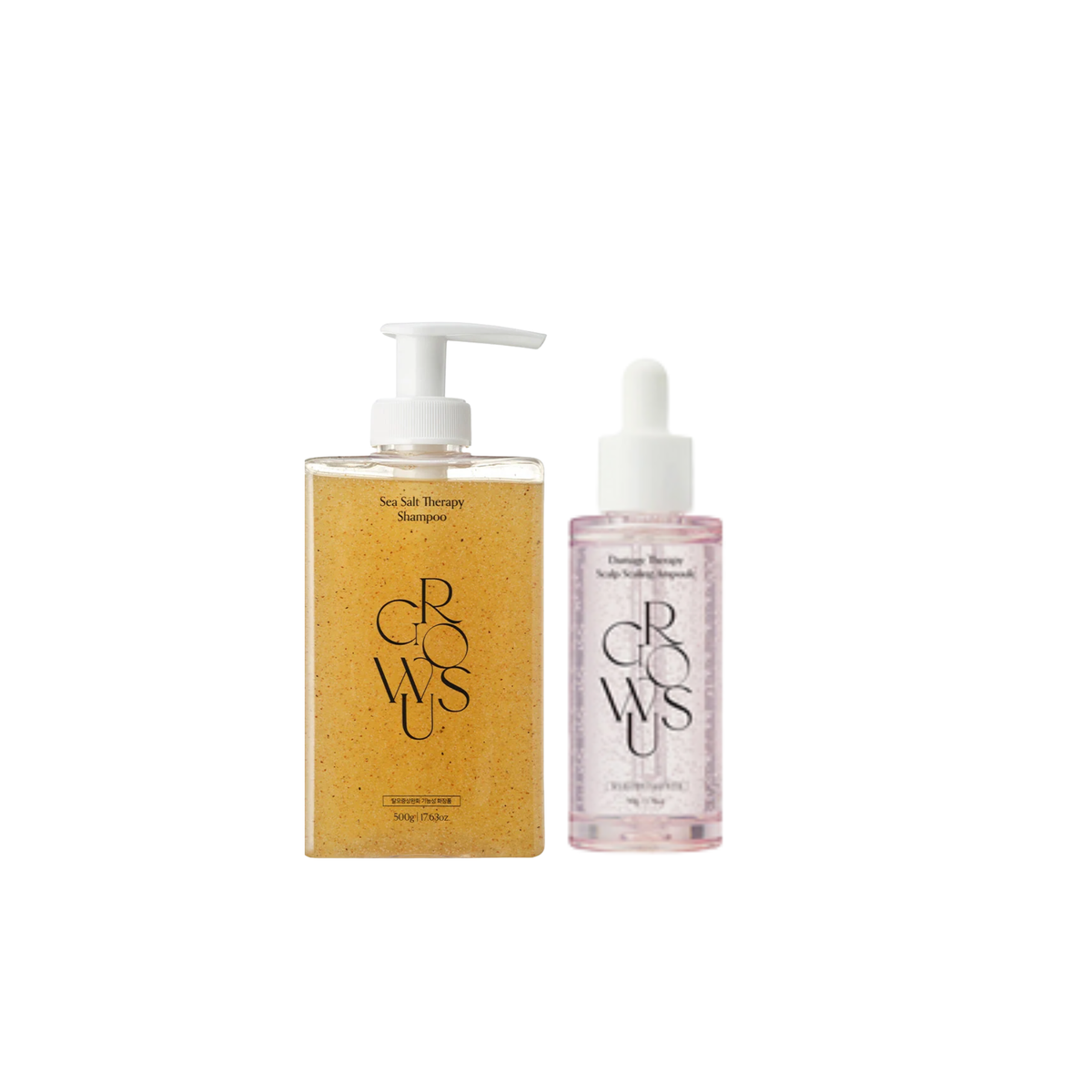 GrowUs Scalp Refresh Duo hair and scalp care products displayed together