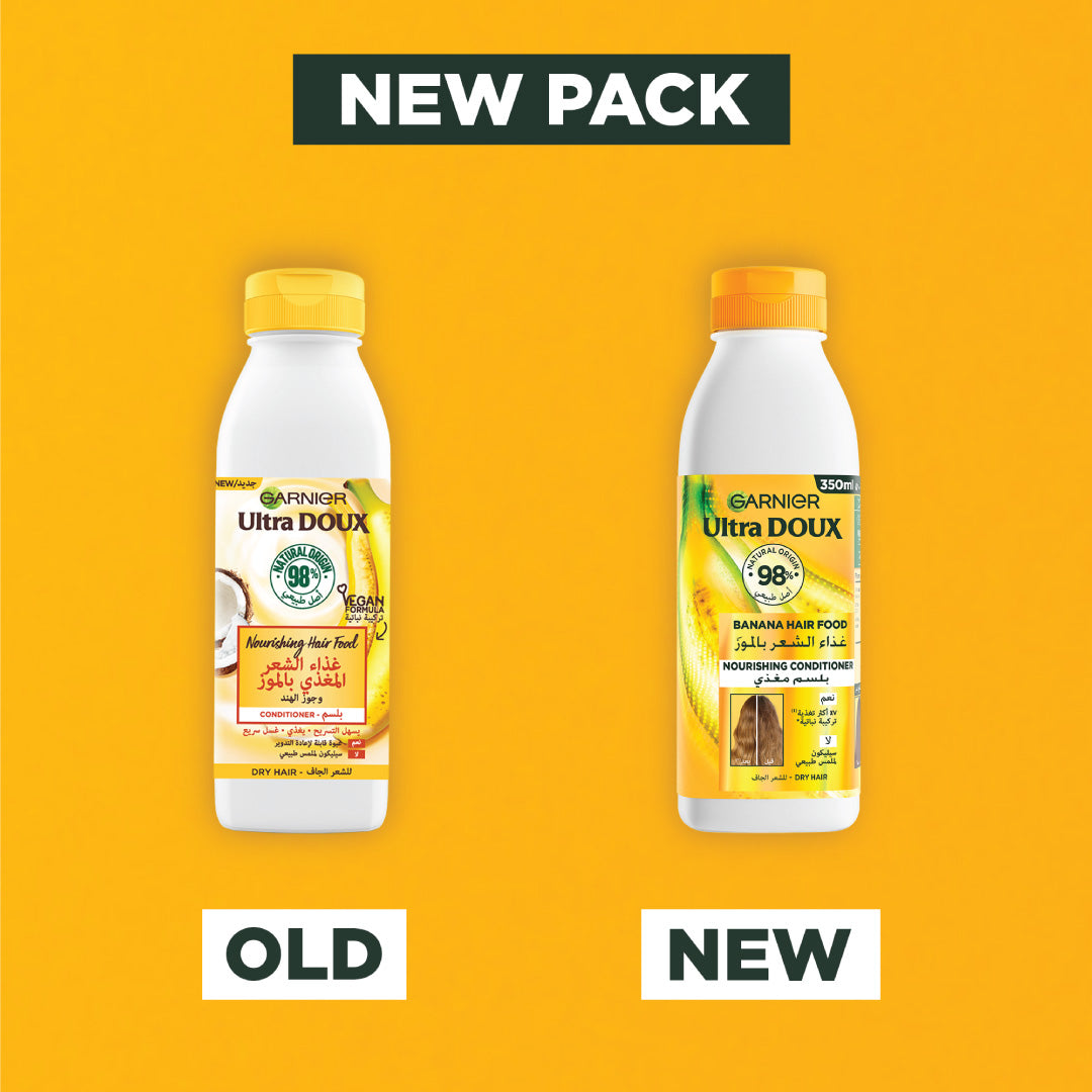 Garnier - Garnier Ultra Doux Banana Vegan Hair Food Conditioner for dry hair | MazenOnline