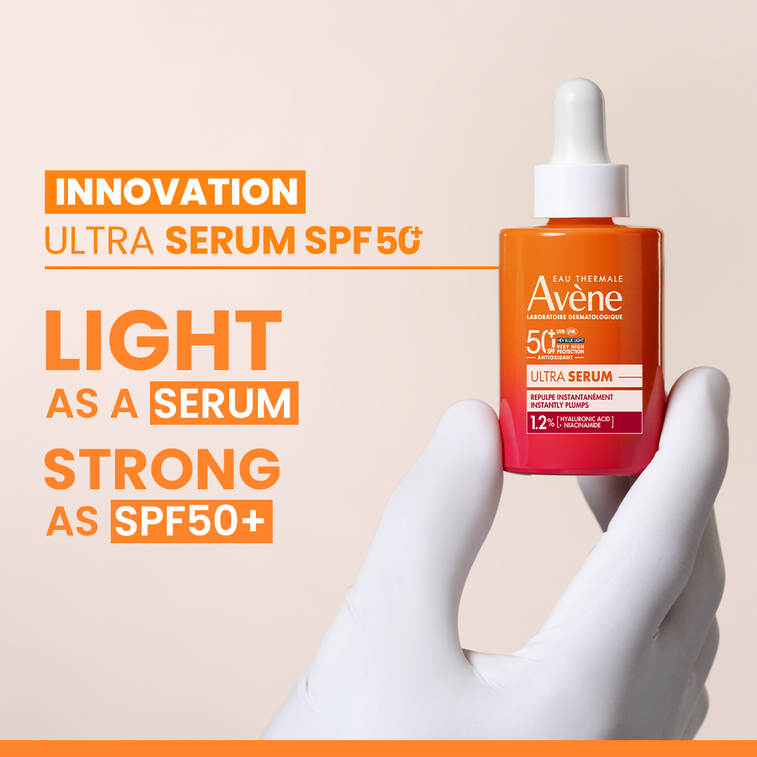 Avène Ultra Serum SPF 50+ Sunscreen | Ultra Light Hydrating Hyaluronic Acid Serum Secondary image