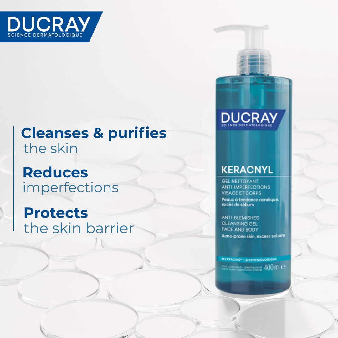 Ducray - Keracnyl Foaming Gel | MazenOnline