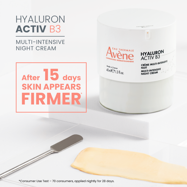 Buy Avène Hyaluron Activ B3 Multi-intensive night cream & get a FREE 10ml Hyaluron Activ B3 concentrated serum