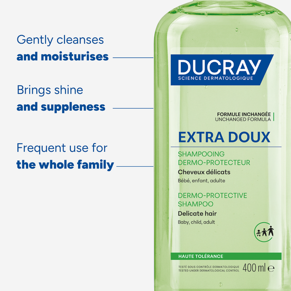Buy Two Get One Ducray Extra-Gentle Dermo-protective shampoo 400ml