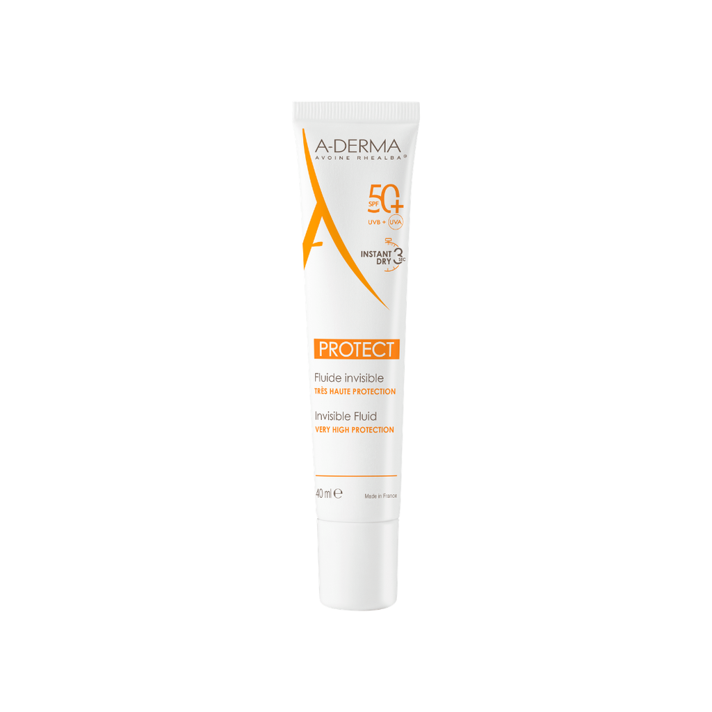 Buy 1 get 1 A-Derma Protect invisible fluid Spf 50+, 40ml