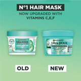 Garnier - Garnier Ultra Doux Aloe Vera Vegan Hair Food 3in1 Mask for dehydrated hair, Boosted with Vitamins C, E & F  | MazenOnline