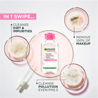 Garnier - Micellar Water Facial Cleanser and Makeup Remover Pink for Sensitive Skin | MazenOnline