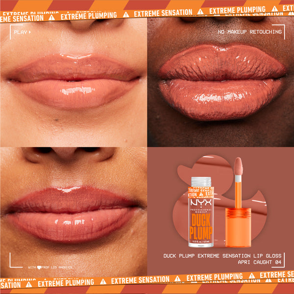 NYX Professional Makeup - Duck Plump Lip Plumping Lacquer, High Pigment, High Shine, High Sparkle Lip Gloss | MazenOnline