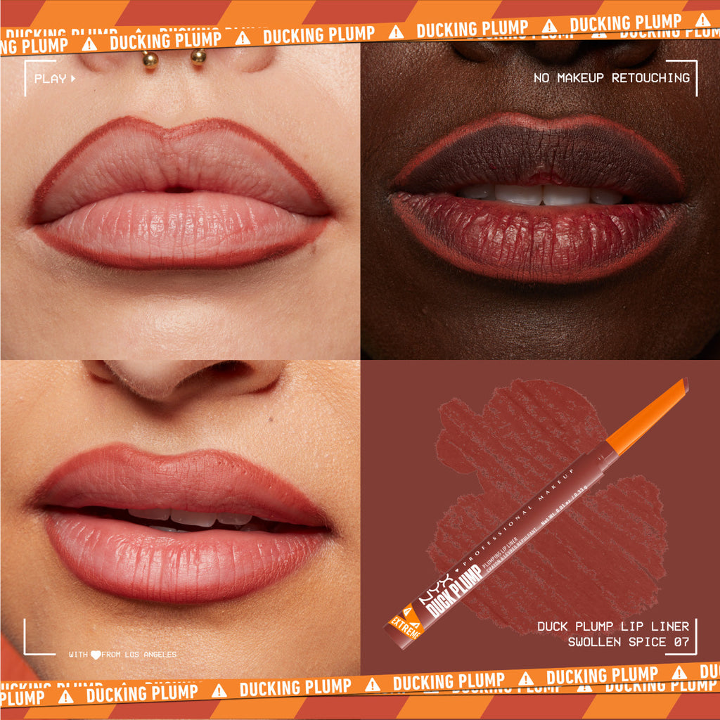 NYX Professional Makeup - Duck Plump Plumping Lip Liner, Up To 10 HR Wear, Matte Finish, | MazenOnline